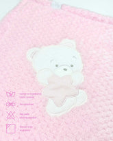 Cobija Burbuja Ovejera Rosa El Bebé Feliz Niñas